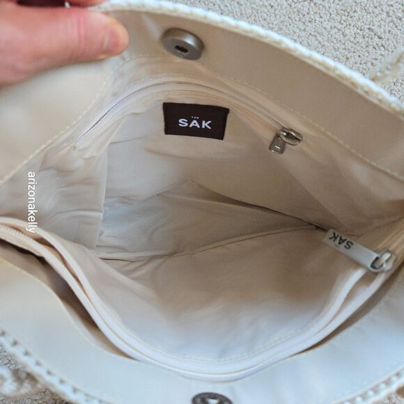 NWT The Sak Crochet Neutral Colors Bag - Picture 7 of 13